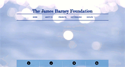 Desktop Screenshot of jamesbarneyfoundation.org